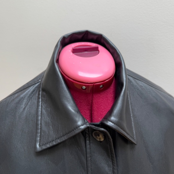 Wilfred Black Leather Jacket - Picture 9 of 14